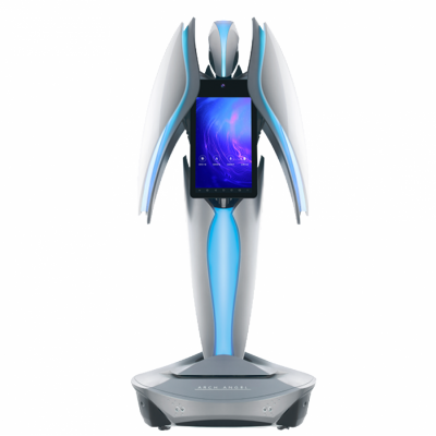 全場(chǎng)景智能服務(wù)機(jī)器人 迎賓接待 問路指引 未來科技外觀